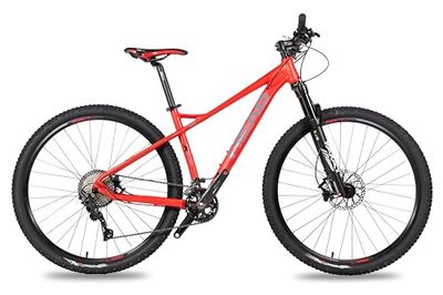HEAD X-Rubi 2.0, Mountain Bike Unisex Adulto, Opaco Rosso, 48