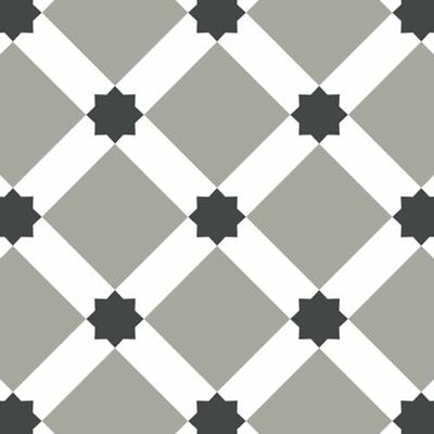 Draeger Paris – Adhesive Wall Tiles – Ideal for Kitchen and Bathroom – Set of 6 Adhesive Tiles, Star Tiles Design 15 x 15 cm