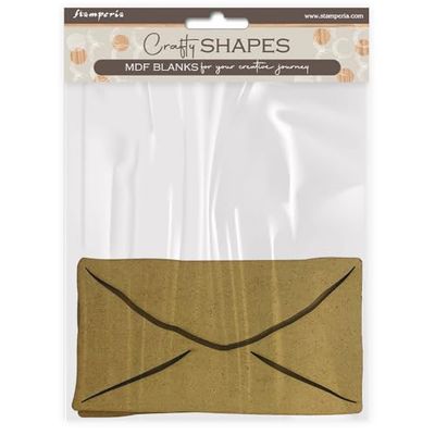 Stamperia - Crafty Shapes for Scrapbooks, Albums, Cards, Bullet Journals and More, Decorate with Papers and Paint, Perfect for Hobbies, Crafts, and Gifting (Masquerade, Letter)