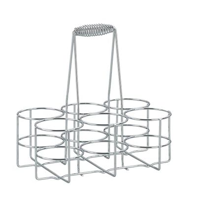 kela 49880 Portabotellas para 6 botellas, Metal cromado, Loop
