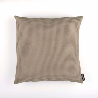 Belum Funda de cojín Waffle Walnut 50 x 50 cm