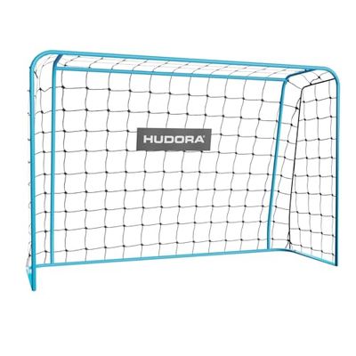 HUDORA Start Bramka piłkarska o wymiarach 180 x 120 x 60 cm – stabilna bramka do piłki nożnej dla dzieci i dorosłych – wysokiej jakości bramka outdoorowa z praktycznym systemem zatrzaskowym, bramka