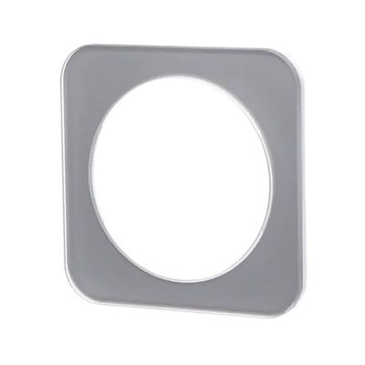 Targa da parete in vetro tedesco/francese con un elegante design a 1 chiave e una finitura argento attraente, perfetta per modernizzare qualsiasi spazio e migliorarne la funzionalità.