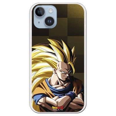 Personalaizer Flexibelt fodral Kompatibel för iPhone 15 Plus med Goku
