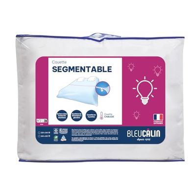 Bleu Câlin KKSGB402460 - Edredón de 2 Personas (240 x 260 cm), Color Blanco