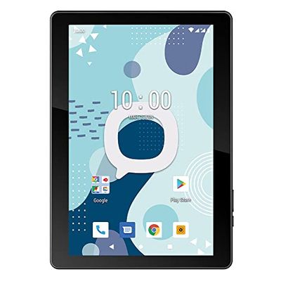 Konrow - K Tab 1004 – tablet met touchscreen wifi – 10,1 inch display, 16 GB geheugen, Bluetooth 4.2, GPS, radio, 500 mAh batterij, 2 camera's met 8 en 5 MP – Android 11 GB Edition – zwart