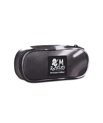 Invicta Uchwyt na długopisy, LIP PENCIL BAG, Wielobarwny, Wewnętrzna kieszeń na zamek błyskawiczny, Logo sitodruku, Uchwyt na długopisy szkolne, Shade Black, DIMENSIONI: 22x9x5,5 cm, szkoła