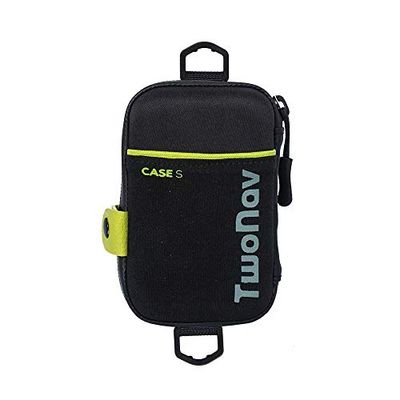 TwoNav Case S Custodia GPS Unisex-Adult, Nero/Verde, S