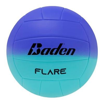 Baden Flare - Pelota de voleibol de playa para niños y adultos, resistente al agua y duradera, sensación de pelota suave para jugar en la playa, piscina, ocio, pelota de playa para interior y exterior