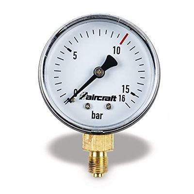 Airkraft - Manometer Ø 40 mm 1/4" zijaansluiting, 10 bar