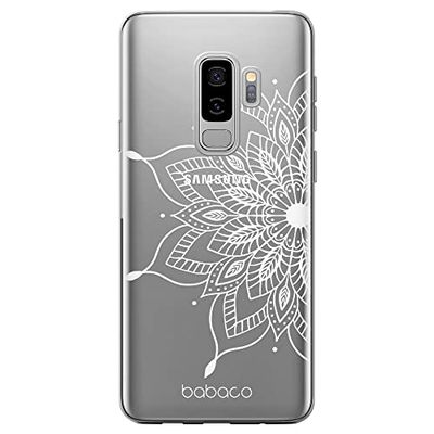 ERT GROUP mobiel telefoonhoesje voor Samsung S9 PLUS origineel en officieel erkend Babaco patroon Mandalas 004 optimaal aangepast aan de vorm van de mobiele telefoon, gedeeltelijk bedrukt
