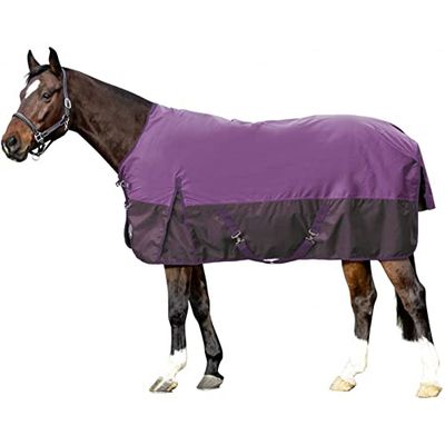 HKM Portland 3534 Couverture pour Cheval Violet/Violet foncé 115