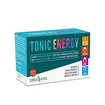 Erba Vita Integratore Alimentare Tonic Energy - 10 Flaconi x 12 ml