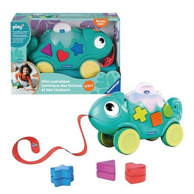 Ravensburger -Play + -Mon camaleón Luminoso de Formas y Colores - Niño de 12 Meses - versión Francesa - 34020