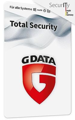 G DATA Total Security 2020 | 1 Gerät - 1 Jahr | Trust in German Sicherheit | Virenschutz für Windows, Mac, Android, iOS | DVD-ROM