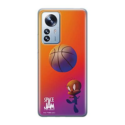 ERT GROUP mobiltelefonfodral för Xiaomi 12 / 12X originalt och officiellt licensierat Looney Tunes mönster Space Jam 014 optimalt anpassad till formen på mobiltelefonen, fodral tillverkad av TPU-plast