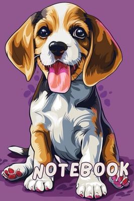 BEGLE GRAPH PAPER NOTEBOOK No2: Cute Notebook with Beagle Dog on the Cover. For Your Additional Notes or just Notes. This Journal – is Gift Idea for Dog Owner or for Person who Loves Dogs