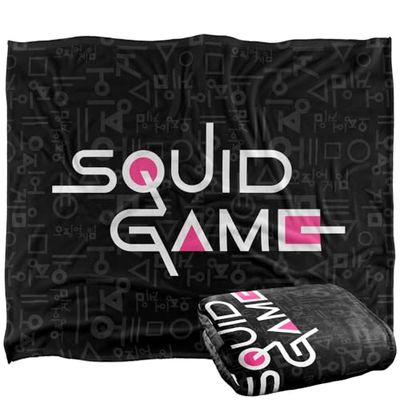 Squid Game LOGO Silky Touch Super Soft Throw Blanket 152 x 127 cm