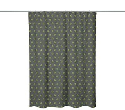 Bonamaison, Rideau de Douche Imprimé Numériquement, Anneaux de Rideau de Douche Inclus, 1 Pièce, 140X200 Cm - Conçu et fabriqué en Turquie