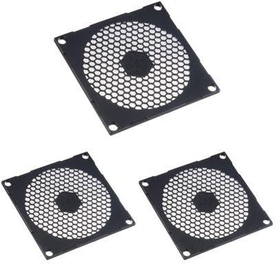 SilverStone SST-FF81B - 80mm filtre de ventilateur anti-poussière, noir (Lot de 3)