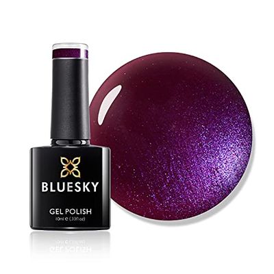 BLUESKY, Smalto Per Unghie Gel, Lilac Sparkle, A64, Viola, Buio (Per Lampade Uv E Led) - 10 Ml