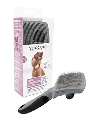 Vetocanis Wysuwana i samoczyszcząca szczotka do pielęgnacji dla psów, 0,2 kg