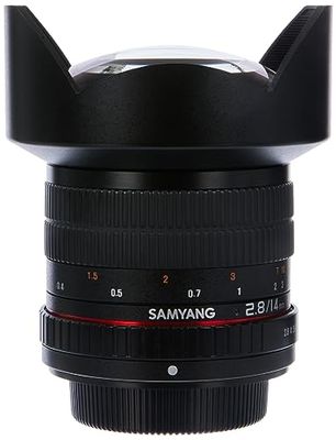 Samyang Obiettivo 14mm F/2,8 ED AS IF UMC per Sony con Attacco Tipo Sony A, Nero
