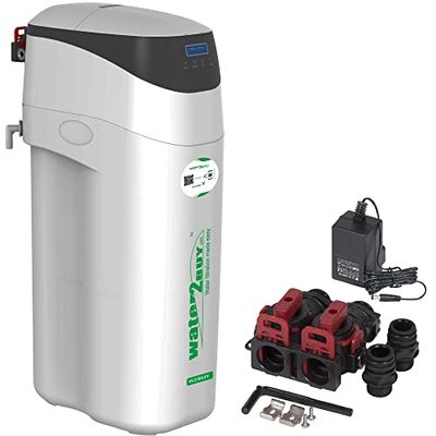 Addolcitore d'acqua modello Y Water2Buy EASY, addolcitore d'acqua premium W2BMY di medie dimensioni - acqua dolce filtrata 17L/m, certificato NSF/FDS/ISO 9001&14001, rimozione del calcare al 100%