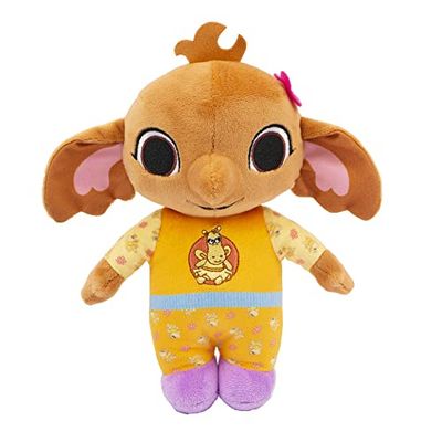Giochi Preziosi Bing plysch 25CM, Sula-karaktär, med knäckande öron och broderade ansiktsdetaljer, mjuk plysch att bära med dig hela tiden, från 0 månader, BNG01J03