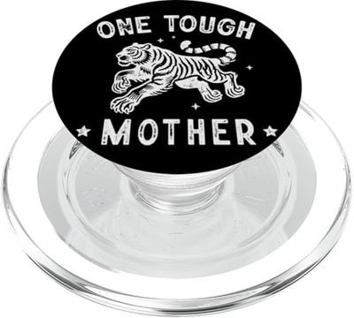 Una madre dura feroz espíritu tigre PopSockets PopGrip para MagSafe