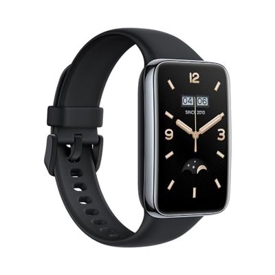 Xiaomi Smart Band 7 Pro Smartwatch, Pantalla AMOLED 1.64”, GPS, 110 Modos Deportivos, frecuencia cardíaca, sueño, SpO2, 5ATM, hasta 12 días de batería, Negro (Versión ES + 3 años de garantía)