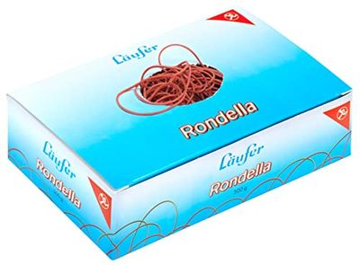 Läufer 50542 Rondella rubberen ringen nr. 10, diameter 65 mm, 500 g doos, rood, bijzonder duurzaam
