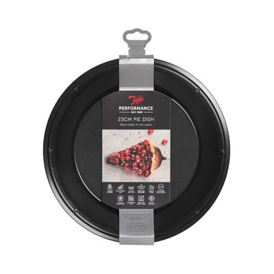 Tala Plat à tarte rond Performance, 23 cm / 9 pouces, en acier au carbone de calibre professionnel avec revêtement antiadhésif premium Eclipse