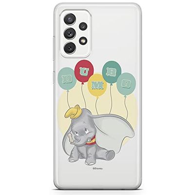 ERT GROUP etui na telefon Samsung A73 5G, case oryginalny i oficjalnie licencjonowany przez Disney, wzór Dumbo 003, optymalnie dopasowane, plecki z TPU częściowo przeźroczyste