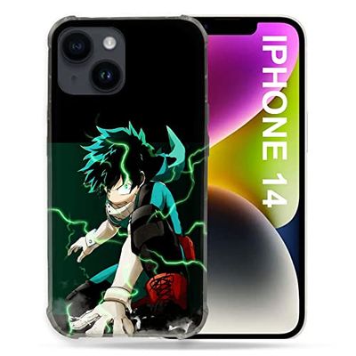 Cover compatibile MagSafe per Iphone 14 (6.1) Manga My Hero Academia Deku