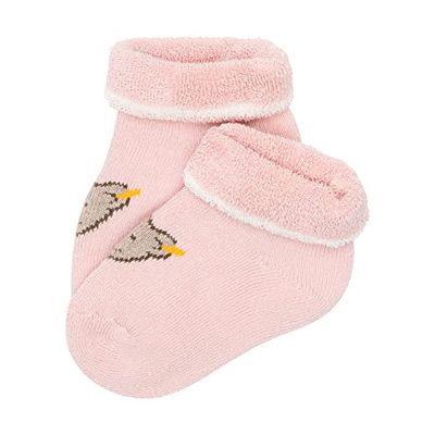 Steiff Unisex baby korta strumpor GOTS, Silverrosa, 18 EU