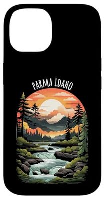 Parme Idaho USA Scenic Mountain River Valley Design Coque pour iPhone 14