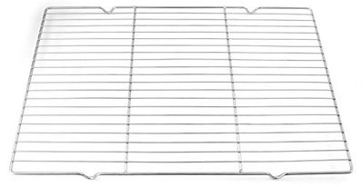 FMprofessional 21631 Esmalte Rejilla, Acero Inoxidable, Plata, 50 x 50 x 20 cm