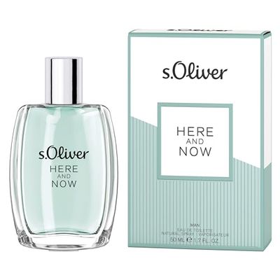 s.Oliver® HERE AND NOW Man | Eau de Toilette – piccante – caldo – maschile – per qui e ora | 50 ml Eau de Toilette