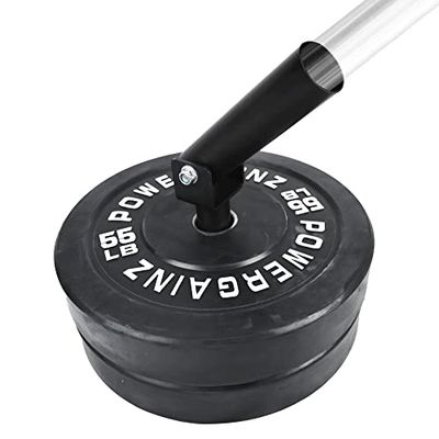 BalanceFrom Power Cage Accessories - Barra en T, soportes para placas de peso, barras de inmersión, brazos de observación, ganchos en J, para estantes de 2 x 2 pulgadas con agujero de 1 pulgada, color