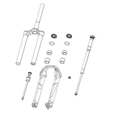 ROCKSHOX RS-1, täckkåpset