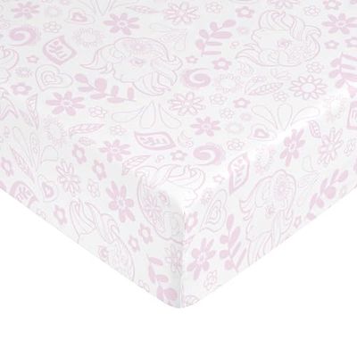 BELUM - Drap-Housse My Little Pony 100% Coton pour lit de 90 cm - Drap-Housse réglable en Coton Doux, Drap-Housse élastique