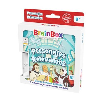 Beezerwizzer Studio BrainBox Pocket Personnages pertinents | Jeu de Cartes à partir de 8 Ans | à partir de 1 Joueur | 10 Minutes par Partie | Espagnol