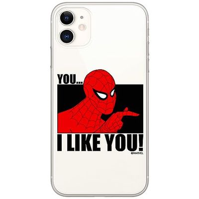ERT GROUP custodia per cellulare per Iphone 11 originale e con licenza ufficiale Marvel, modello Spider Man 034 adattato in modo ottimale alla forma dello smartphone, custodia in TPU