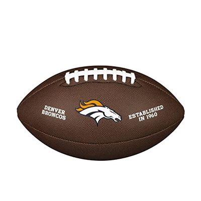 Wilson American Football NFL Team-logotyp, officiell storlek, blandläder
