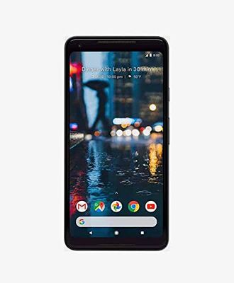 Pixel 2 XL Phone (2017) by Google, 128GB G011C, 6" inch Factory Unlocked Android 4G/LTE Smartphone (Just Black)
