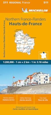 Nord-Pas-de-Calais, Picardy - Michelin Regional Map 511: Straßen- und Tourismuskarte 1:200.000 (Michelin Maps, 511)
