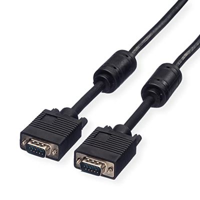 ROLINE VGA kabel HD15 ST - ST met ferrietkern, 20 m