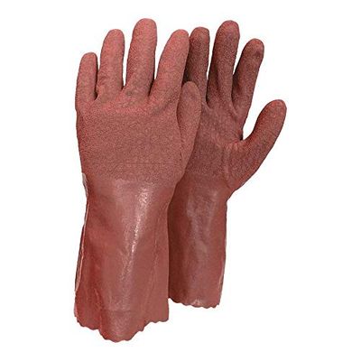 Rfishing10 beschermende handschoenen, roze, 10 maten, 12 stuks