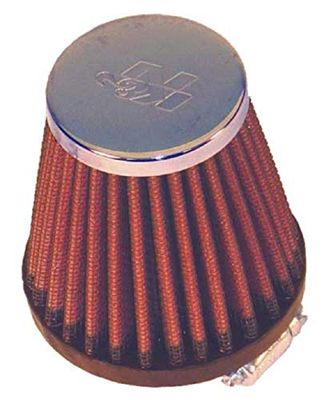 K and N RC-2310 Car and Motorcycle Universal Chrome Filter